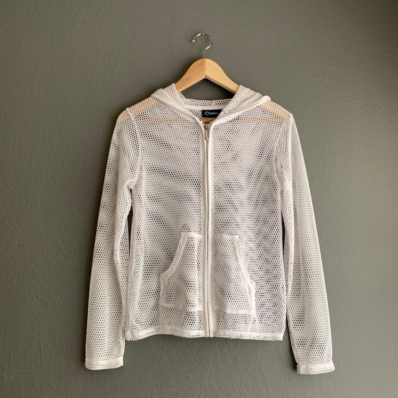 SOLD! Catalina Fishnet Cover Up Jacket - Picture 2 of 8